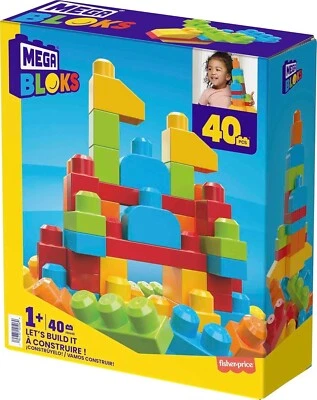Mega Bloks Let's Build It! 40-Piece Set - Image 1 of 3