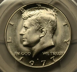 1977 D Kennedy Half Dollar PCGS MS67, Free Shipping - Picture 1 of 4