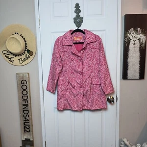 Dollhouse Girls Pink Double Breasted Peacoat Jacket XL 16 - Picture 1 of 11