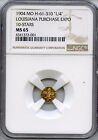 1904 1/4 Louisiana Purchase Expo / H-61-310 NGC MS65 / High Grade