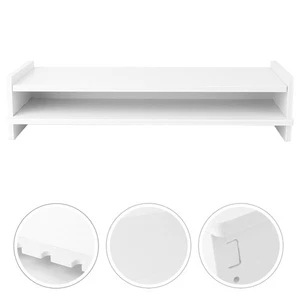Monitor Stand Desk Shelf Riser Heightening Bracket Office Laptop Computer - Zdjęcie 1 z 12