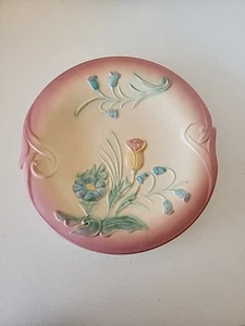 Hull Bow Knot B-28 Hanging 10 Inch Wall Plate Extremely Rare Find Made In USA - Bild 1 von 4