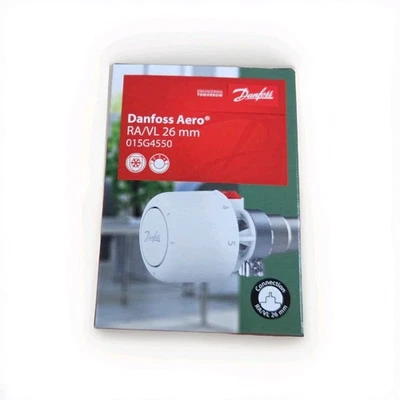 3x Danfoss AERO RAVL  Thermostatkopf 26mm Neu OVP Heizkörperhermostat 015G4550 - Bild 1 von 4