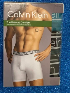 PACK de 3 calzoncillos boxer de viscosa CALVIN KLEIN "THE ULTIMATE COMFORT" ~ Talla S 28-30 - Imagen 1 de 5