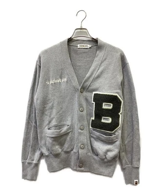 A BATHING APE thick cardigan Size: M Men Gray - Image 1 of 4