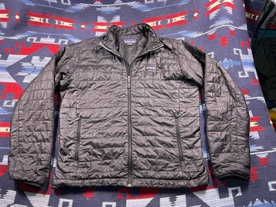 Patagonia Nano Puff Jacket Mens L Black Full Zip Primaloft Puffer Quilted Coat - Image 1 of 4