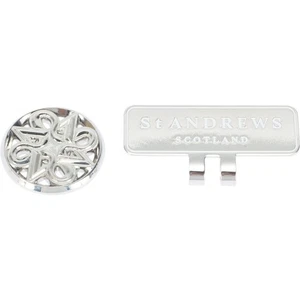 St. Andrews Magnetic Clip Marker, 160mm, Silver, FR, 042-5984853, Golf ore order - Picture 1 of 4