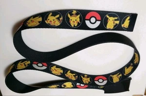 Pokemon Pikachu Nintendo Belt 2012 Adjust Black "Buckle-Down" w/ Bottle Opener - Picture 1 of 6