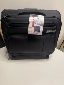 American Green Travel Jefferson 17" Carry-On Spinner Under Seat Laptop Briefcase - Picture 1 of 24