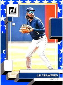 2022 Donruss #137 J.P. Crawford Independence Day Seattle Mariners - Picture 1 of 2