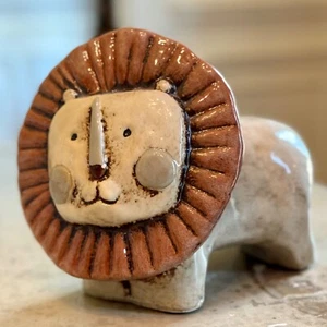 Demdaco Noah's Ark Lion Bank Lori Siebert Ceramic Coin Bank Retired HTF - Picture 1 of 10