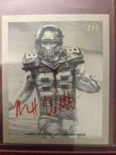 2015 Bowman '48 Bowman Mini Autographs Red Ink Maxx Williams ROOKIE AUTO 2/5