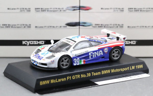 Kyosho 1/64 McLaren F1 GTR Collection N°39 FINA BMW Motorsport Le Mans 1996