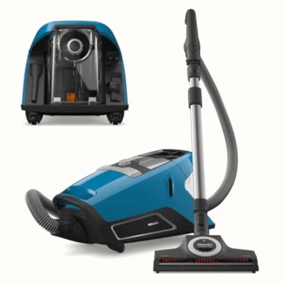 Miele Blizzard CX1 Turbo Team Tech Blue Bagless Canister Vacuum Refurbished - Image 1 of 4