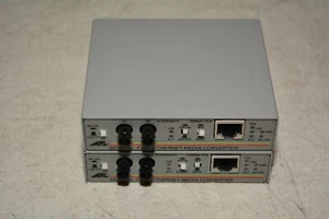 Lot 2x Allied Telesyn AT-MC101XL Fast Ethernet Media Converters #B80 - Picture 1 of 2