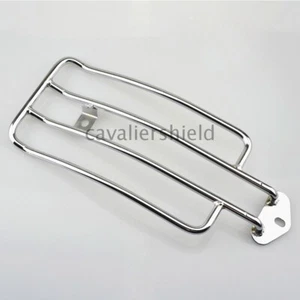 Portaequipajes cromado guardabarros asiento individual para motocicleta para Harley Sportster XL883 1200 - Imagen 1 de 18