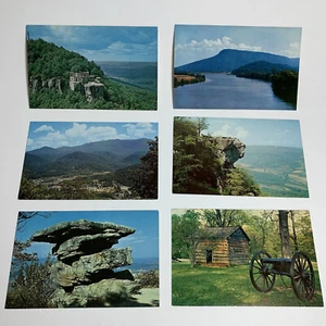 6 Scenic Nature Landmarks Tennessee TN Postcards, Lookout Mountain Point Park - Picture 1 of 4