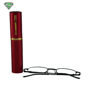 Quality Optical Glasses Reading 2.0 Strength In Metal Case - Picture 1 of 4