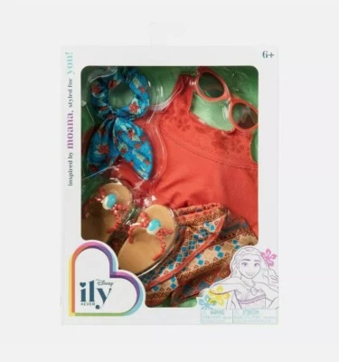 NUEVO Disney Princesa ily4ever Inspirado en Moana Muñeca Vestido Conjunto ILY 4 Ever Foto 1 de 2