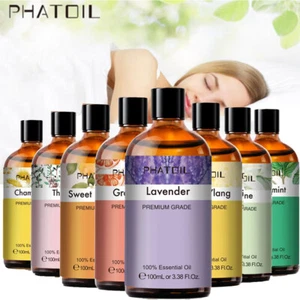Pure Premium Grade Essential Oils for Diffusers,Aromatherapy,Skin -(3.38 Oz) - Picture 1 of 52