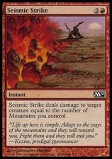 4 Seismic Strike - LP - Magic 2010 - mtg - x4 4x