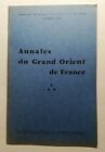 #29 Annals The Grand Orient France N52-53 October 1965 Supplement To Humanism
