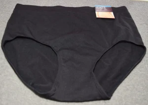 NWT Black Bali One Smooth U Brief Panty Size 9/ 2XL 2x 2361 - Picture 1 of 7
