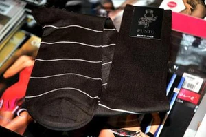  HERREN SOCKEN SOCKS MAN SCOTTY LANG CHIFFON FADEN SCHOTTLAND STRICK GR. 40 - 41 - Bild 1 von 2