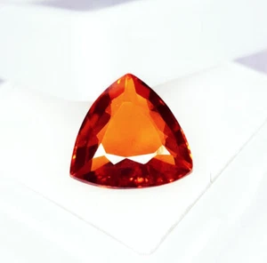 5.67 Ct Natural Hessonite (Gomed) Loose Gemstone Untreated Certified AAA+ Gems - Picture 1 of 9