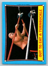 1987 O-Pee-Chee WWF #66 Out to Eat a Turnbuckle RA (ref 219826)