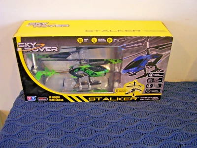 SKY ROVER STALKER INDOOR ONLY 3 CHANNEL IR GYRO GREEN HELICOPTER NISB - Image 1 of 3