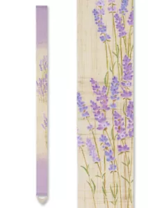 Kyoto Wandteppich Wandbehang handbemalt Leinen Lavendel Lila 10x170cm - Bild 1 von 8