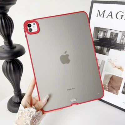 Clear Protective Case Matte Cover For iPad Air Pro 11/13 (2024) 10th 9th 8th 7th - Image 1 of 4