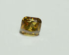 Natural Yellow Diamond 0.13 Ct Rare Loose Fancy Deep Radiant VS2 Untreated