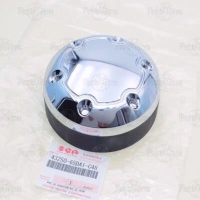 Tapa central de rueda cromada genuina OEM Suzuki Grand Vitara 1998-05 43250-65DA1-C48 Foto 1 de 4
