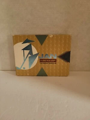 11 pelotas de golf Jan Dunlop 1993 de colección diseñadas para mujeres blancas brillantes en caja Foto 1 de 4