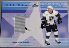 🔥1/98 TEEMU SELANNE ALLSTAR GAME USED 2001-02 BAP Be a Player MEMORABILIA ASJ48