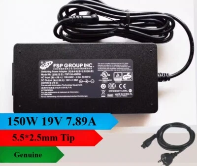 Original 150W 19V 7.89A FSP Charger FSP150-ABBN3 Power Supply 5.5*2.5mm Adapter - Image 1 of 4