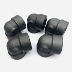 Lot Of 5 Unbraded B16 1 3M A/Sa105 Pipe Fitting Elbow Black Forged Steel