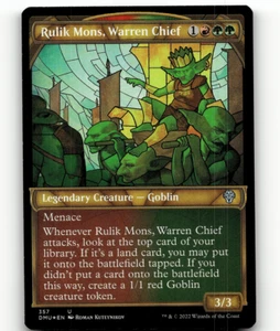 FOIL - MTG Dominaria United - Rulik Mons, Warren Chief (Textured Foil) 357 - Picture 1 of 1