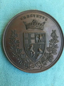 MEDAGLIA COMMEMORATIVA URBSVETUS ORVIETO FRONTE DUOMO GREGORIUS XVI P. MAX 1842 - Foto 1 di 6