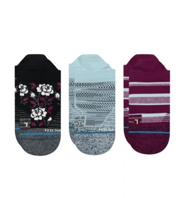 STANCE ATHLETIC 女式袜子尼龙混纺标签高中垫 M  — 第 1/2 张图片