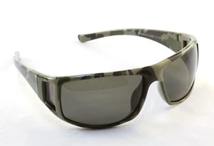 Gafas de sol polarizadas camuflaje verde pesca exterior gris lente reducir deslumbramiento HLS - Imagen 1 de 5