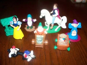 1992 McDONALDS SNOW WHITE SET EVERYTHING SHOWN - Picture 1 of 1