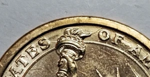 2007P WASHINGTON PRESIDENTIAL $ WITH DIE CRACK ON REVERSE, TAKEN FROM BANK ROLL - Picture 1 of 3