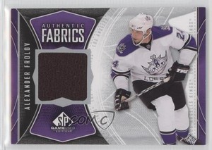 2009-10 SP Game Used Edition Authentic Fabrics Alex Frolov Alexander #AF-AF