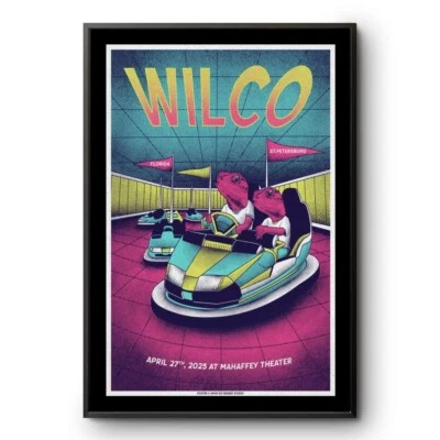 Wilco Show On Apr 27 2025 At Mahaffey Theater In St Petersburg, FL Poster - Image 1 of 4