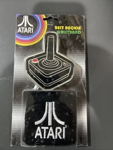 Atari Joystick Belt Buckle and Wristband Retro Style Collectible - Picture 1 of 2