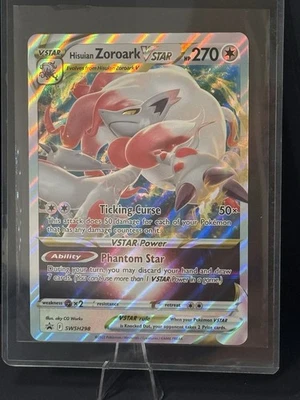 Sword & Shield Promo Cards #SWSH298 Hisuian Zoroark VSTAR Jumbo - Image 1 of 2