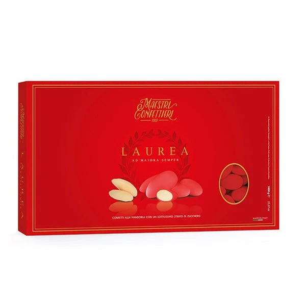 Confetti Maxtris mandorla pelata Sicilia rossa